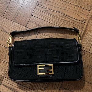 Navy Designer Shoulder Bag